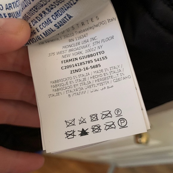 Men’s Moncler Winter Jacket Size 3 Brand New! - Picture 6 of 9